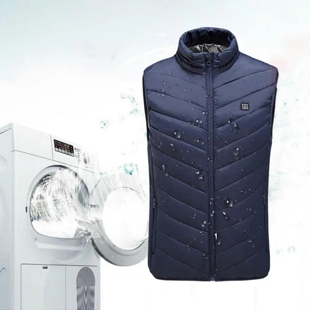 Verwarmde Bodywarmer Met Drie Warmtestanden Voor Comfort Tijdens Koude Dagen