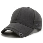 Stijlvolle Twill Pet Met Gebogen Klep En Verstelbare Pasvorm