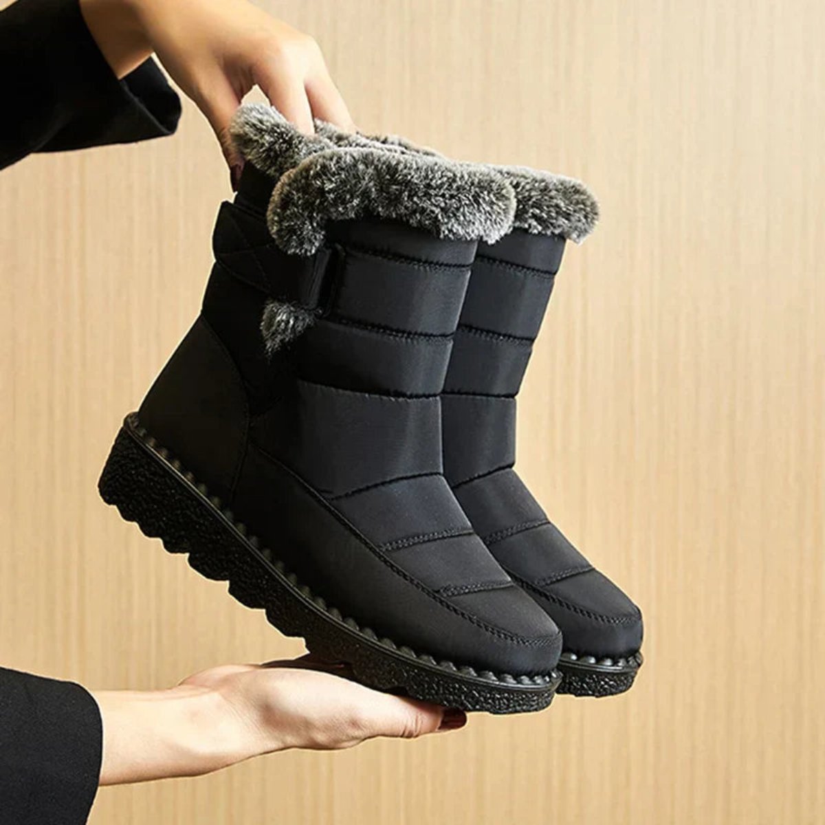 Warme Winterlaarzen Met Zachte Voering Voor Comfort En Bescherming Tijdens Koude Dagen
