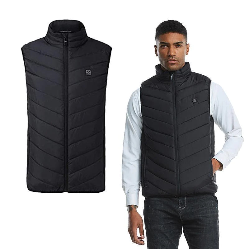 Verwarmde Bodywarmer Met Drie Warmtestanden Voor Comfort Tijdens Koude Dagen