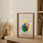 Familie Handafdrukset met Compleet DIY‑Pakket en Direct Ophangen