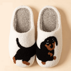 Warme Teckel Pantoffels Met Zachte Voering En Antislipzool Voor Comfortabele Winterdagen Thuis
