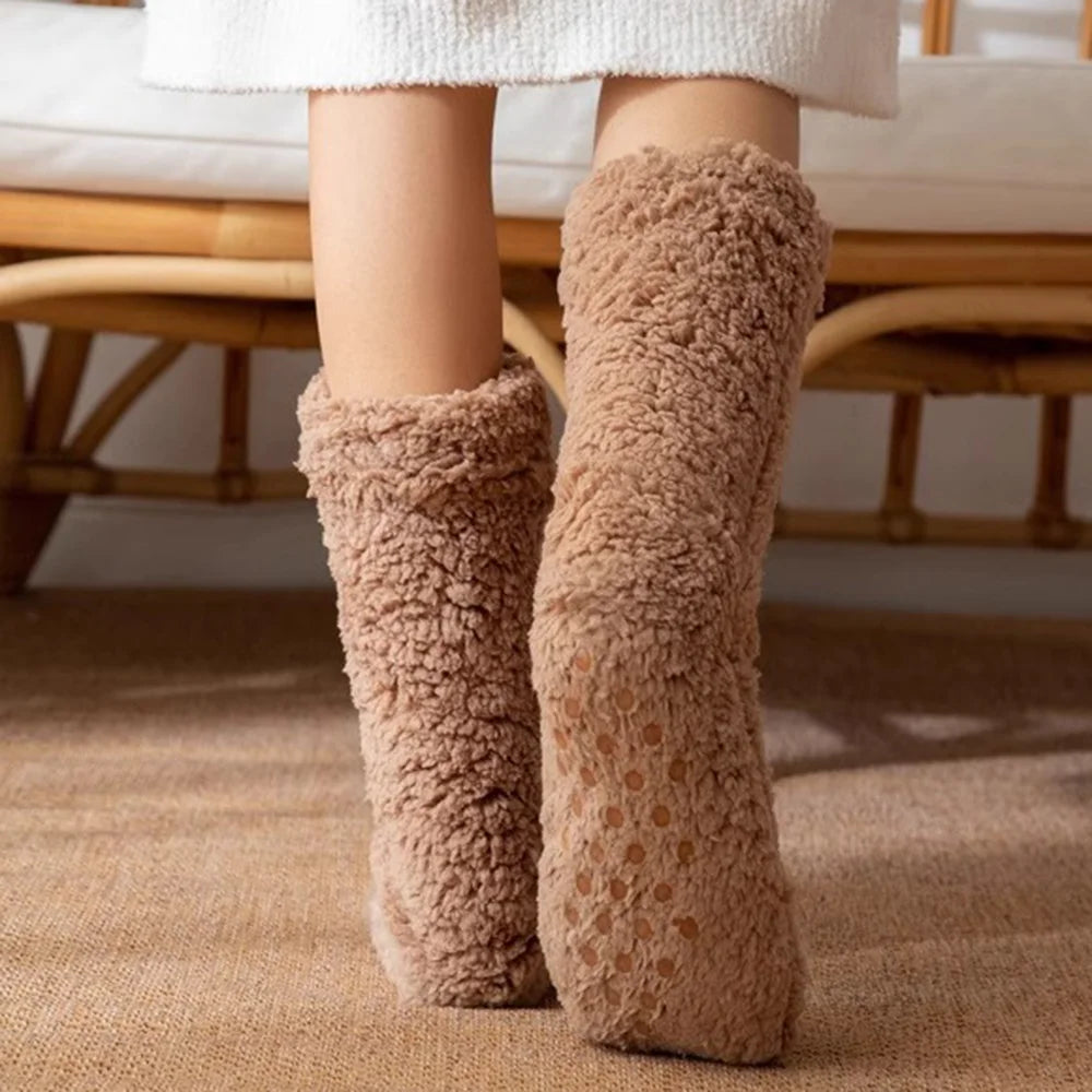 Warme Wintersokken Met Fluweelzachte Voering Voor Comfortabele En Gezellige Dagen Thuis