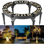 LED Ringverlichting met 360° Buitenlicht en Eenvoudige Grondinstallatie