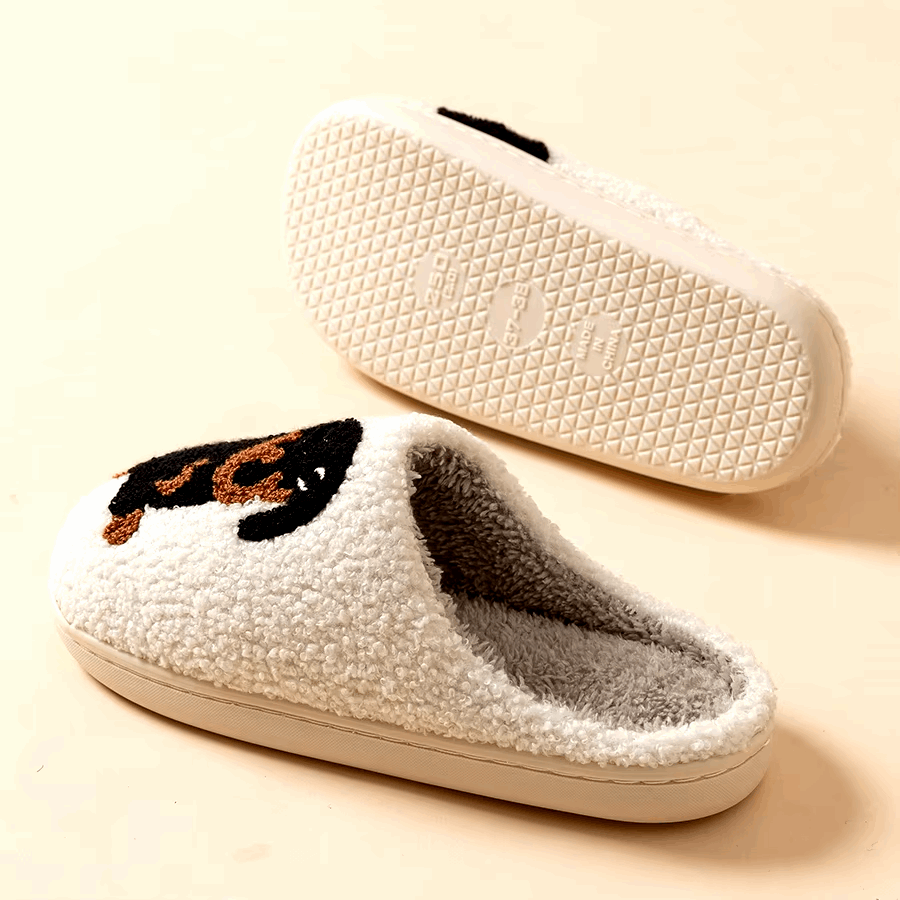 Warme Teckel Pantoffels Met Zachte Voering En Antislipzool Voor Comfortabele Winterdagen Thuis