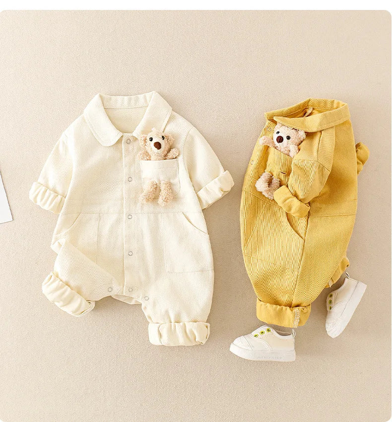 Kinder Jumpsuit Met Denimlook Voor Comfortabel Dagelijks Gebruik