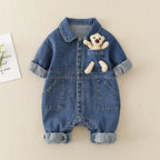 Kinder Jumpsuit Met Denimlook Voor Comfortabel Dagelijks Gebruik