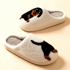 Warme Teckel Pantoffels Met Zachte Voering En Antislipzool Voor Comfortabele Winterdagen Thuis