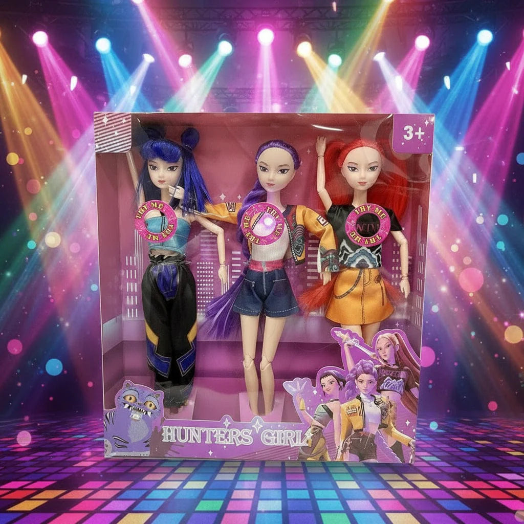 Interactieve Poppenset met Draai‑ en Speelfuncties voor Creatieve Shows