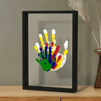 Familie Handafdrukset met Compleet DIY‑Pakket en Direct Ophangen