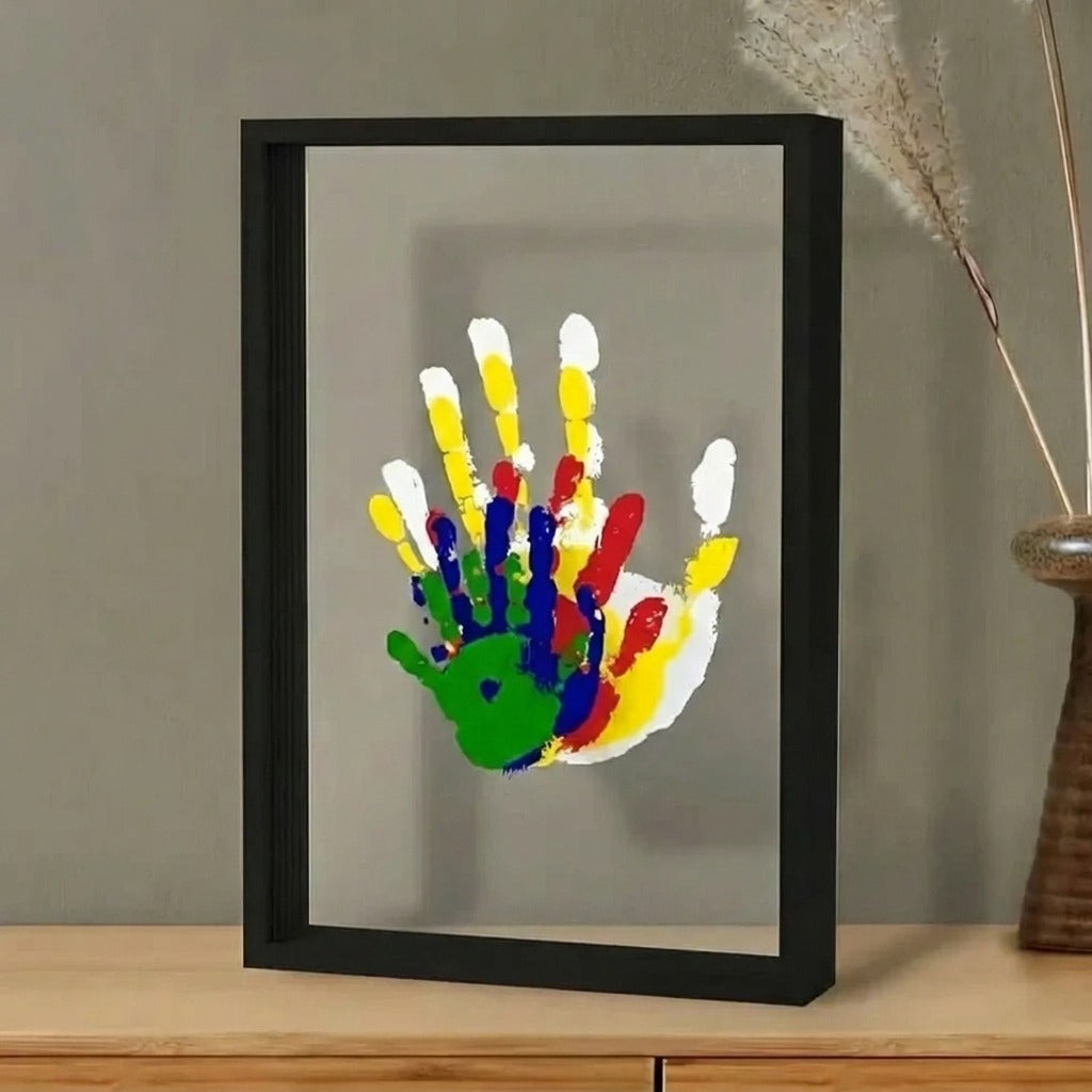 Familie Handafdrukset met Compleet DIY‑Pakket en Direct Ophangen