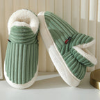 Warme Fleece Pantoffels Met Antislipzool Voor Thuisgebruik