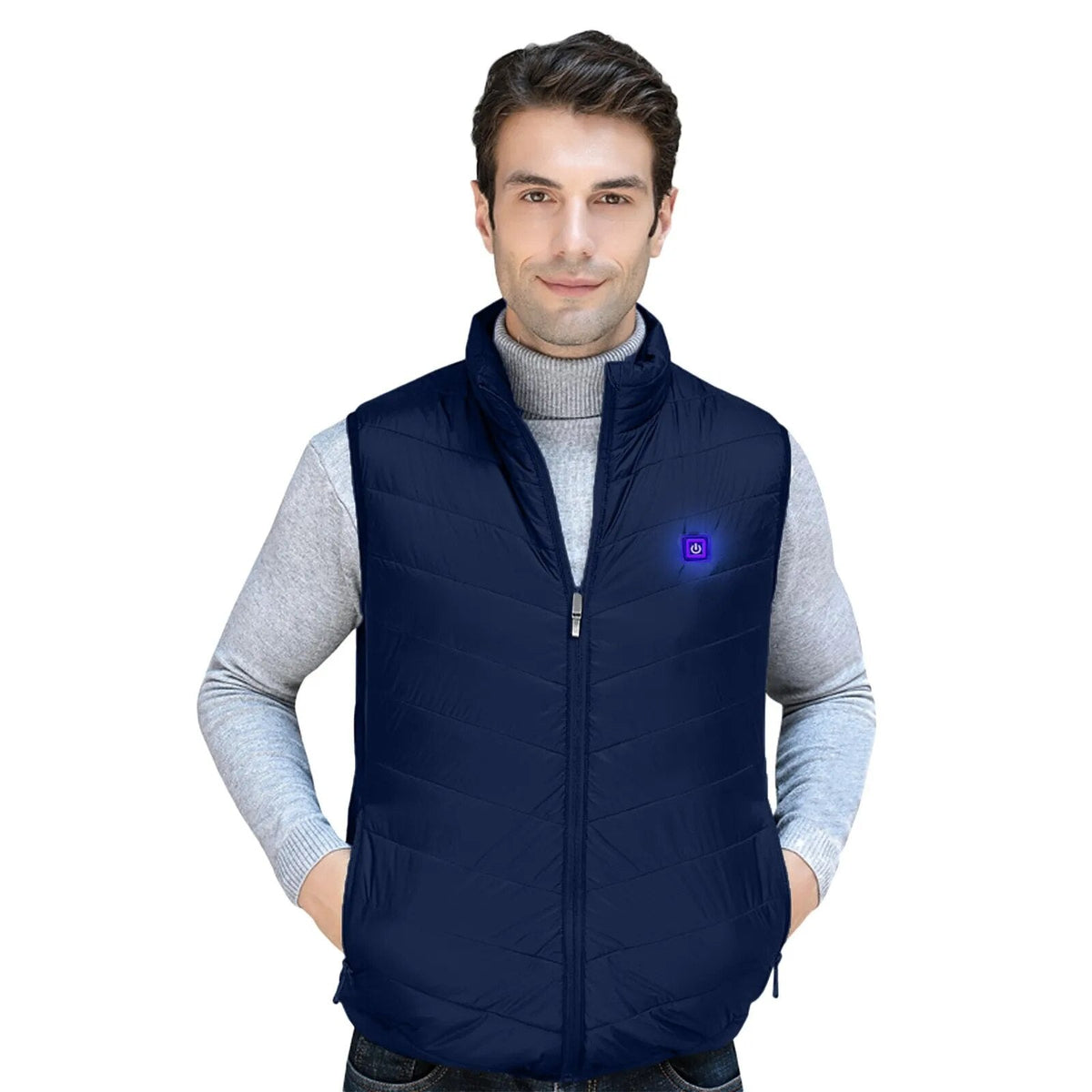 Verwarmde Bodywarmer Met Drie Warmtestanden Voor Comfort Tijdens Koude Dagen