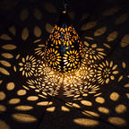 Solar Tuinlamp met Schaduwpatronen en Automatische Avondverlichting