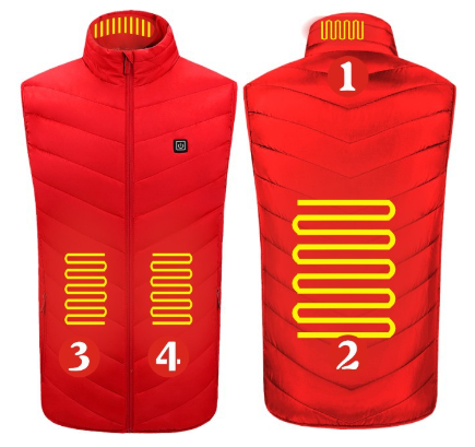 Verwarmde Bodywarmer Met Drie Warmtestanden Voor Comfort Tijdens Koude Dagen