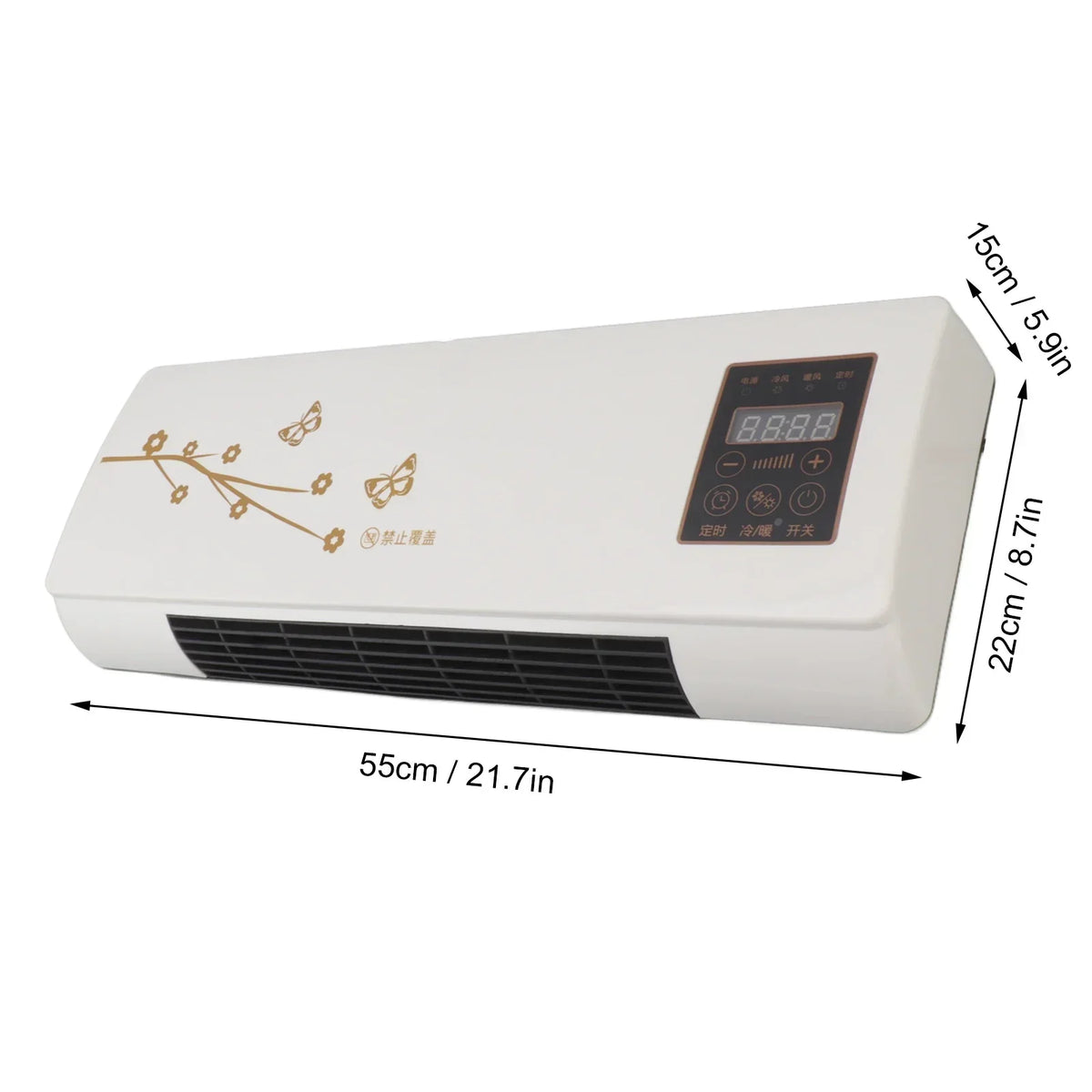 Mini Verwarmingsventilator met Snelle Warmte en Stil Design