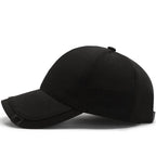 Stijlvolle Twill Pet Met Gebogen Klep En Verstelbare Pasvorm