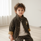 Kinderjas Met Capuchon En Beertjesdetail Voor Dagelijks Comfort