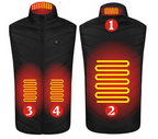 Verwarmde Bodywarmer Met Drie Warmtestanden Voor Comfort Tijdens Koude Dagen