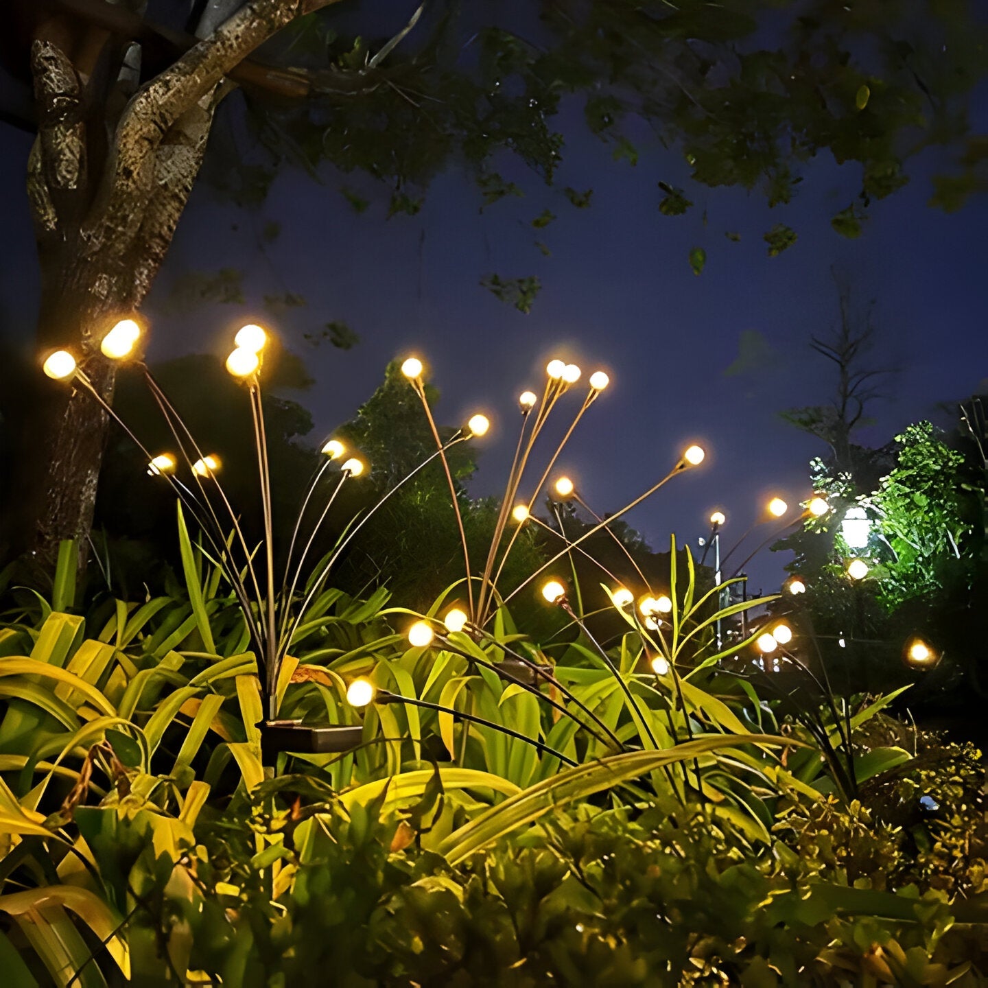 Solar Tuinlampen met Vuurvlieg Effect en Flexibele Stelen
