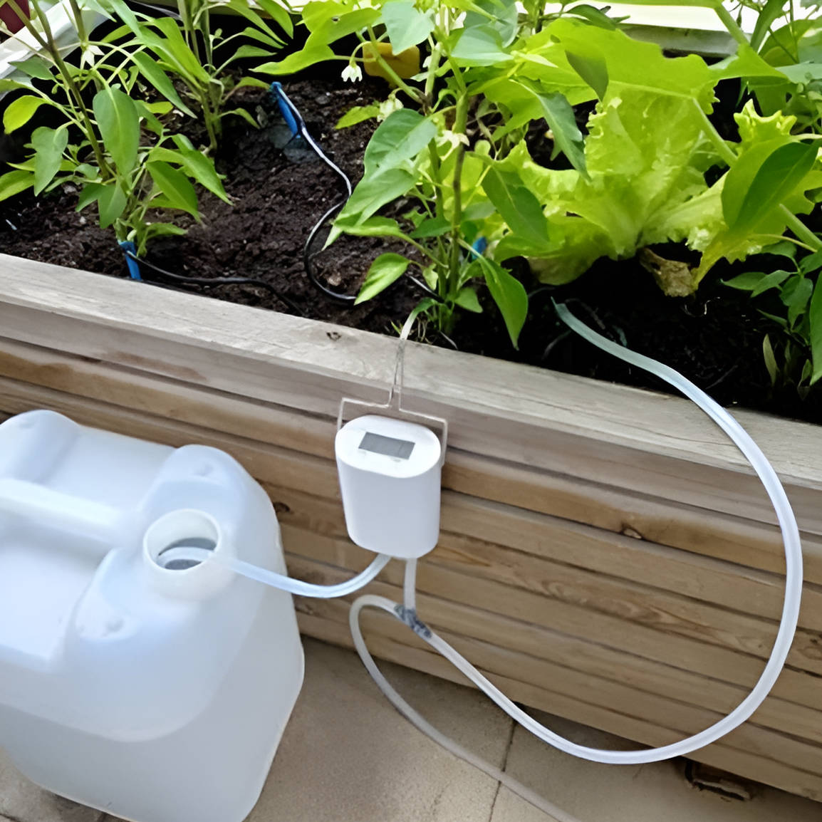 Automatische Plantpomp Met Schema‑Instelling En Dagelijkse Meerpot Bewatering