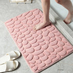 Luxe Badmat Met Sneldrogende Waterabsorptie En Antislip Onderzijde Voor Dagelijks Comfort