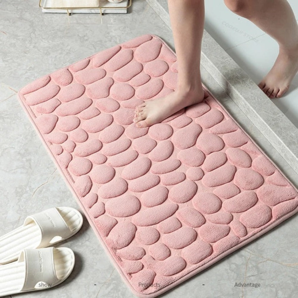 Luxe Badmat Met Sneldrogende Waterabsorptie En Antislip Onderzijde Voor Dagelijks Comfort