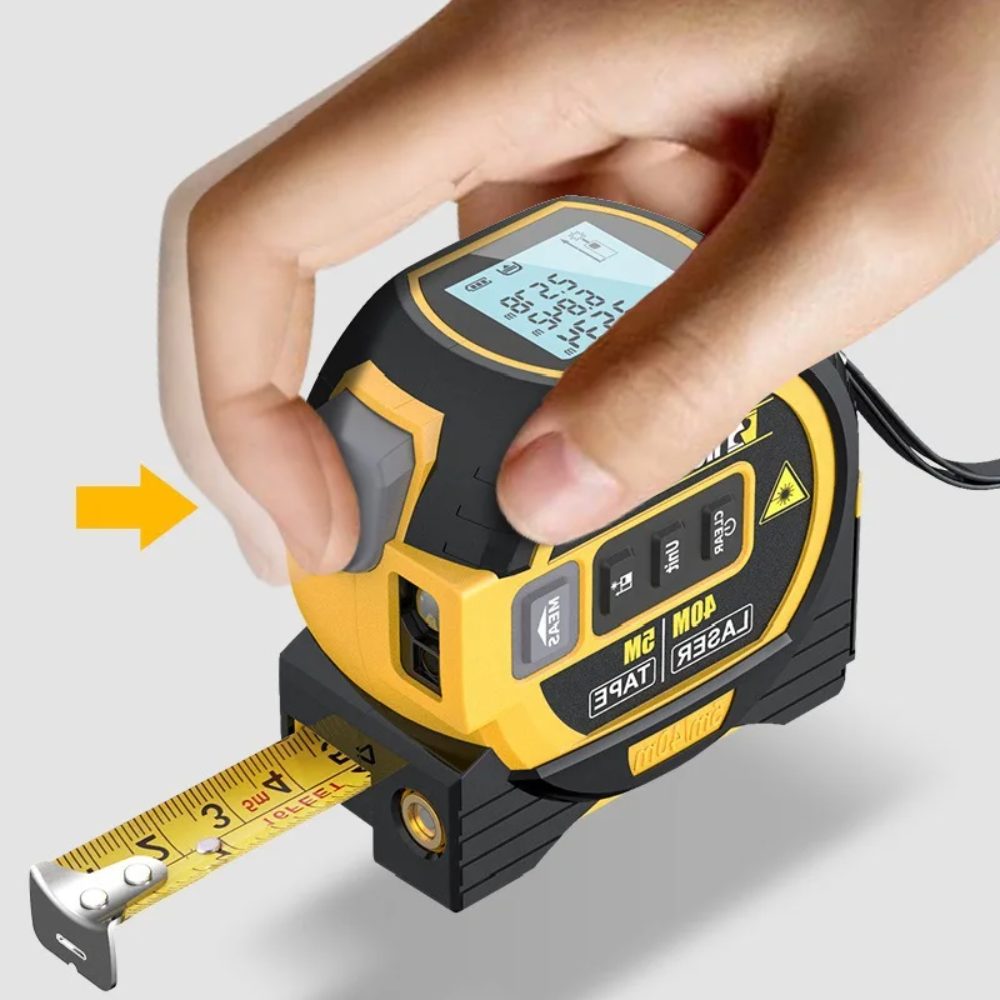 Laser‑Meetlint met Dual‑Mode Precisie en Digitaal Display voor Professioneel en Thuisgebruik
