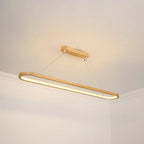 Ovale Houten Hanglamp Met Acrylkap En SMD‑LED