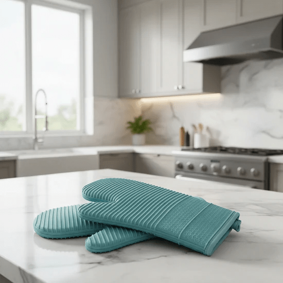 Hittebestendige Ovenhandschoenen Met Silicone Grip En Dagelijkse Keukenbescherming