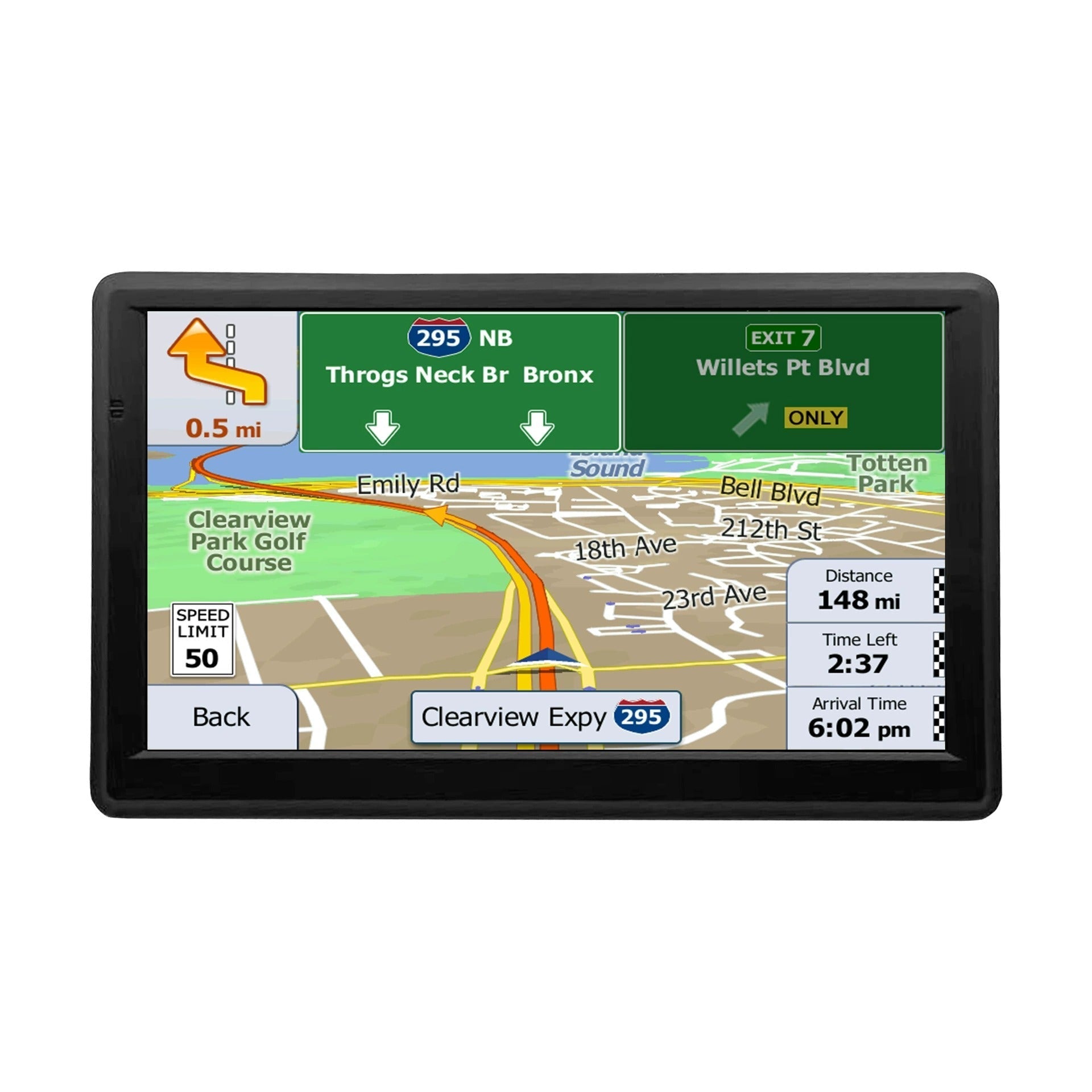 GPS Navigatiesysteem met Groot Display en Real‑Time Verkeer