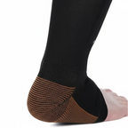Unisex Compressiekousen met Rits en Therapeutische Ondersteuning voor Dagelijks Gebruik