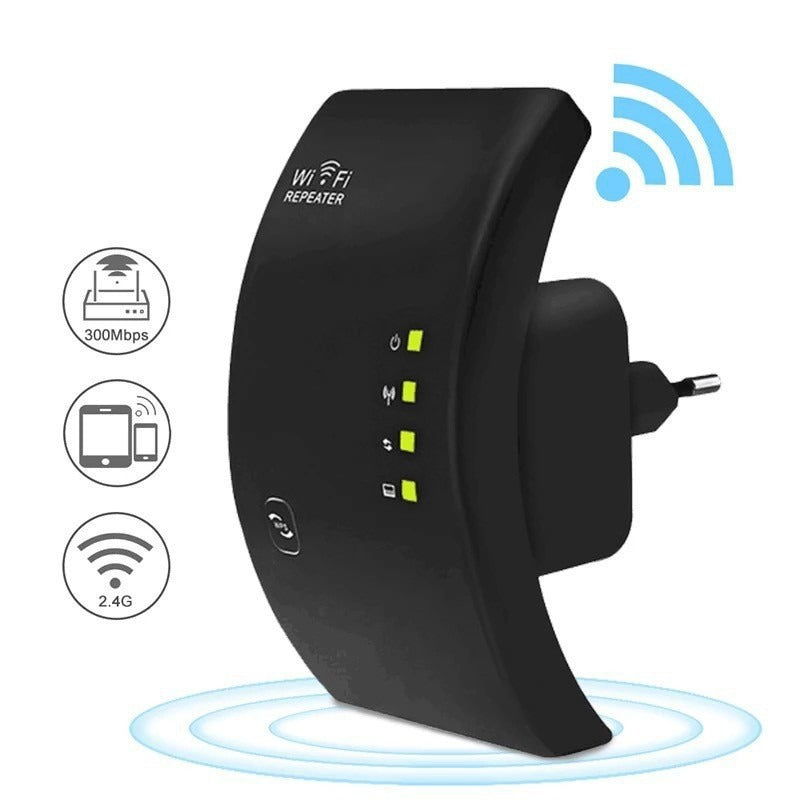 Draadloze WiFi‑Signaalversterker met Uitgebreide Dekking