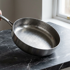 Diepe Titanium Koekpan met Ongecoate Kookoppervlak