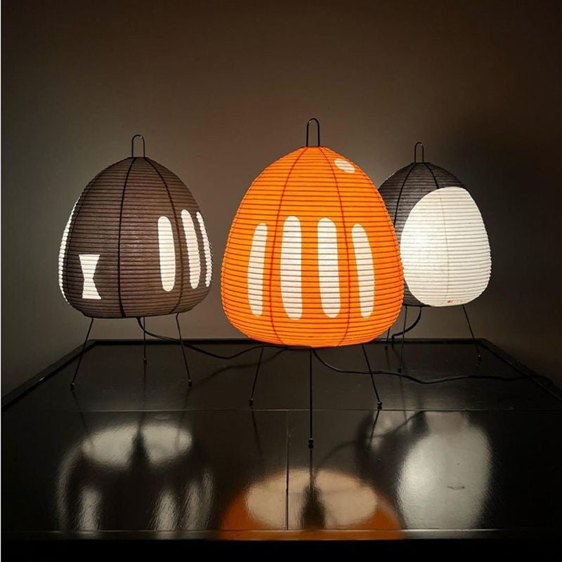 Japanse Tafellamp met Reispapier Kap en Rustgevend Warm Licht
