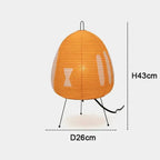 Japanse Tafellamp met Reispapier Kap en Rustgevend Warm Licht
