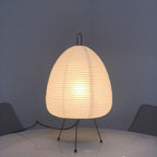 Japanse Tafellamp met Reispapier Kap en Rustgevend Warm Licht