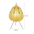 Japanse Tafellamp met Reispapier Kap en Rustgevend Warm Licht
