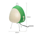 Japanse Tafellamp met Reispapier Kap en Rustgevend Warm Licht