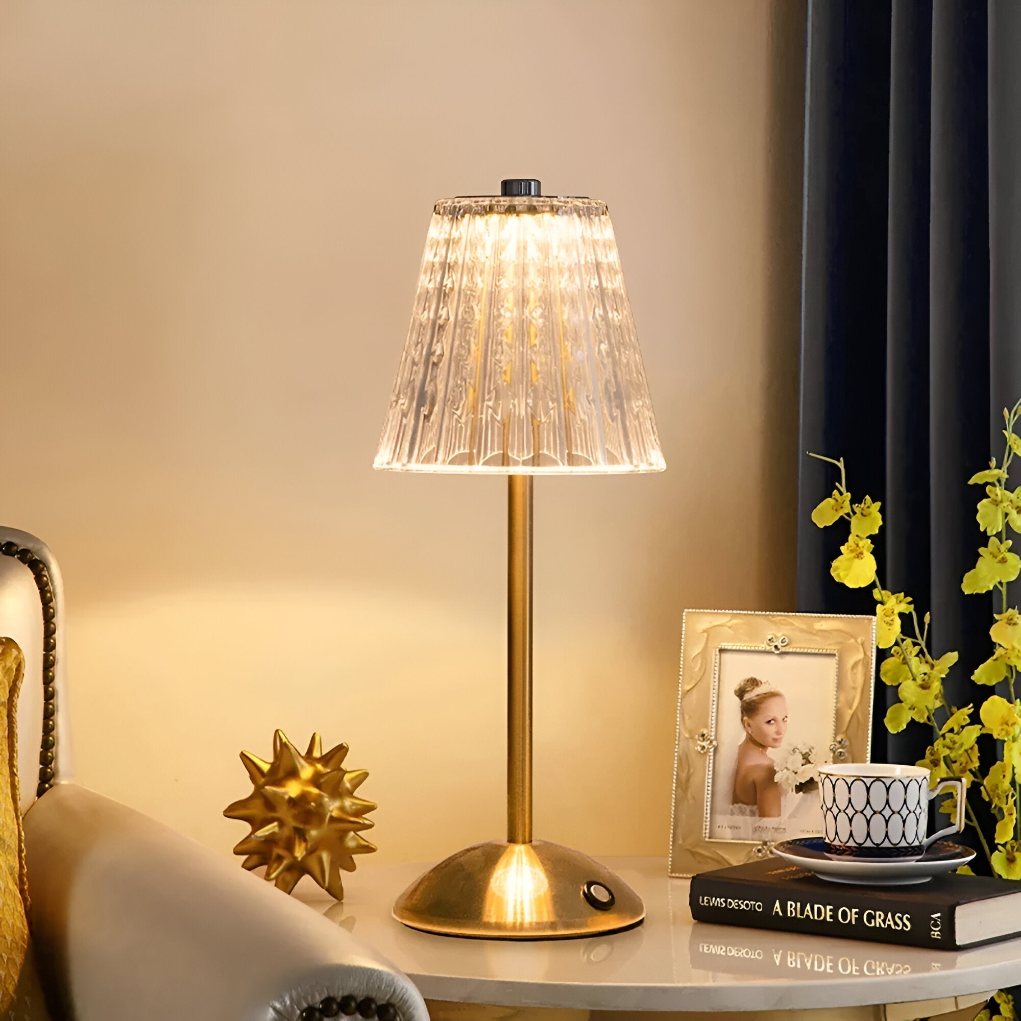 Draadloze Tafellamp In Vintage Stijl Met LED Verlichting