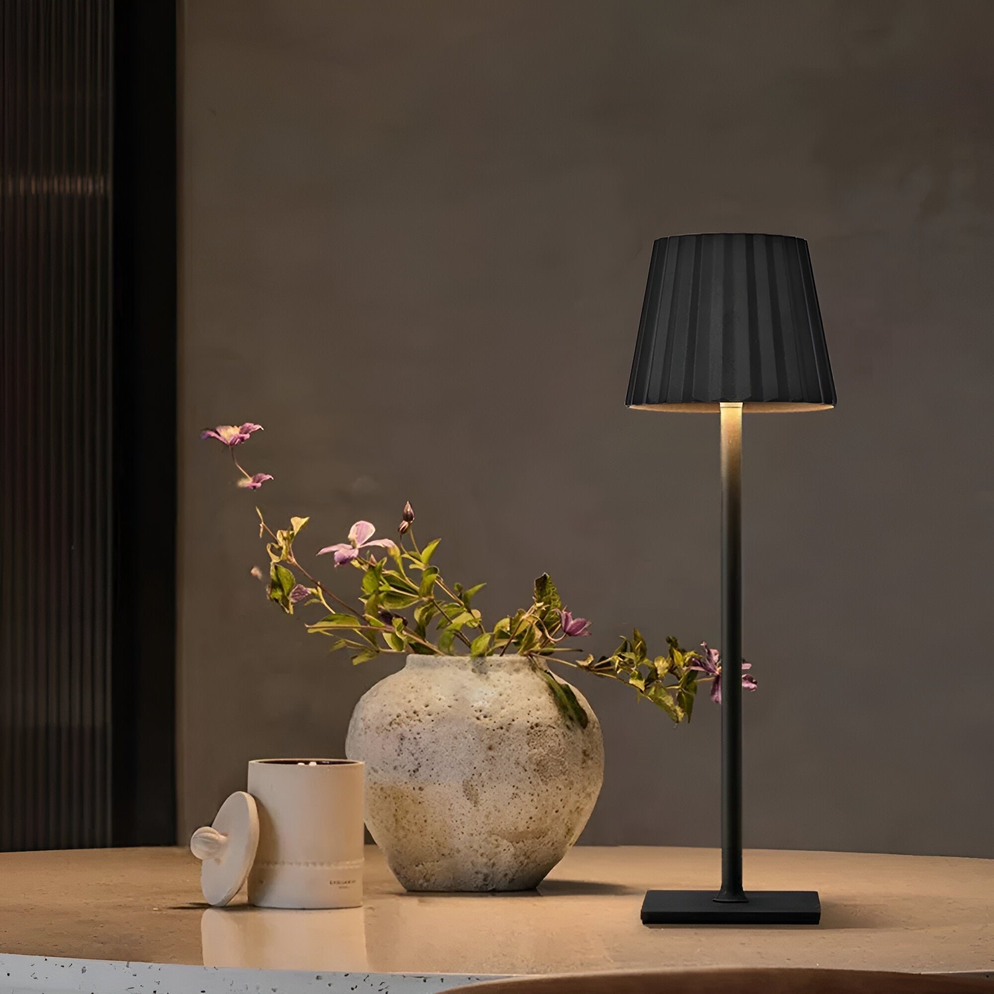 Draadloze LED Tafellamp met Touchbediening voor Binnen en Buiten Gebruik