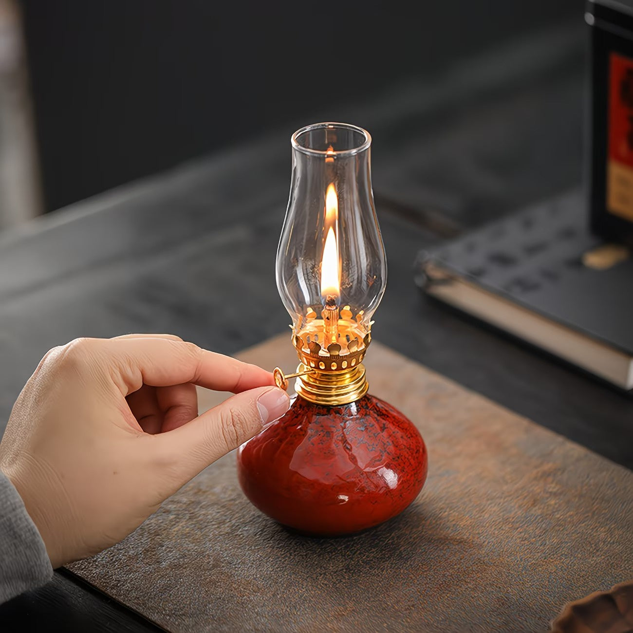 Keramische Oliebranderlamp
