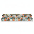 Keukenloper Set Met Tegelpatroon En Antislip Onderzijde