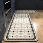 Keukenloper Set Met Tegelpatroon En Antislip Onderzijde