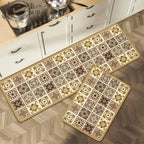 Keukenloper Set Met Tegelpatroon En Antislip Onderzijde