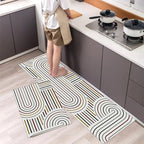 Keukenloper Set Met Tegelpatroon En Antislip Onderzijde