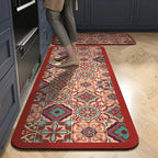 Keukenloper Set Met Tegelpatroon En Antislip Onderzijde