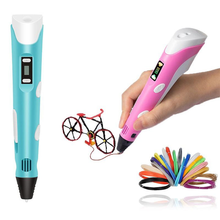 3D‑Tekenpen voor Kinderen met Kleurenfilamenten