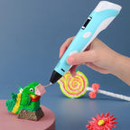 3D‑Tekenpen voor Kinderen met Kleurenfilamenten