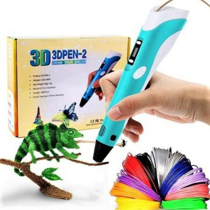 3D‑Tekenpen voor Kinderen met Kleurenfilamenten